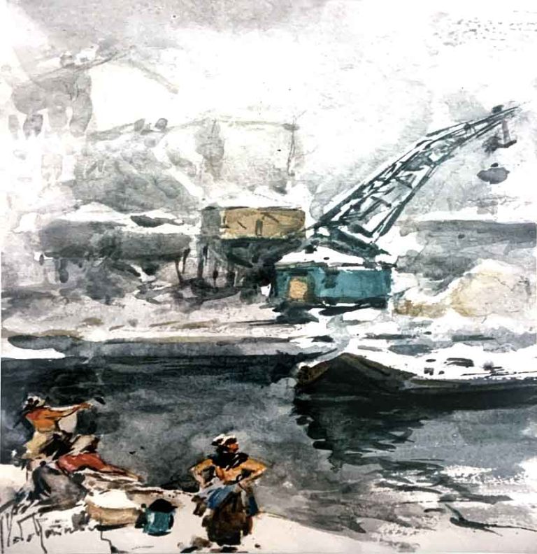 Vecchia Milano – Acquerello – 35×50